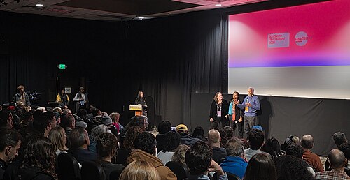 Anne de Mare, Liani Greaves and David Greaves QandA after Once Upon a Time in Harlem premiere at the 2026 Sundance Film Festival (2)