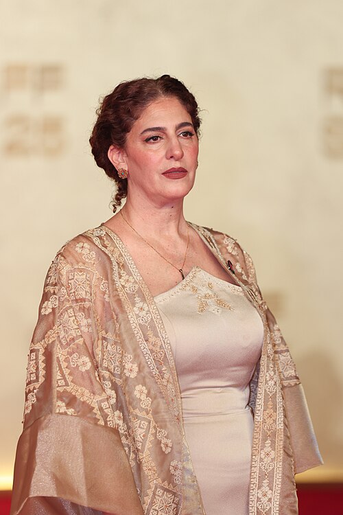 Annemarie Jacir attends the "Palestine 36" screening at the 2025 Red Sea International Film Festival on December 05, 2025 in Jeddah, Saudi Arabia.