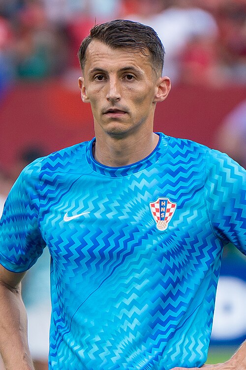 Ante Budimir during Croatia v Portugal on 2 July 2026 at the 2026 FIFA World Cup