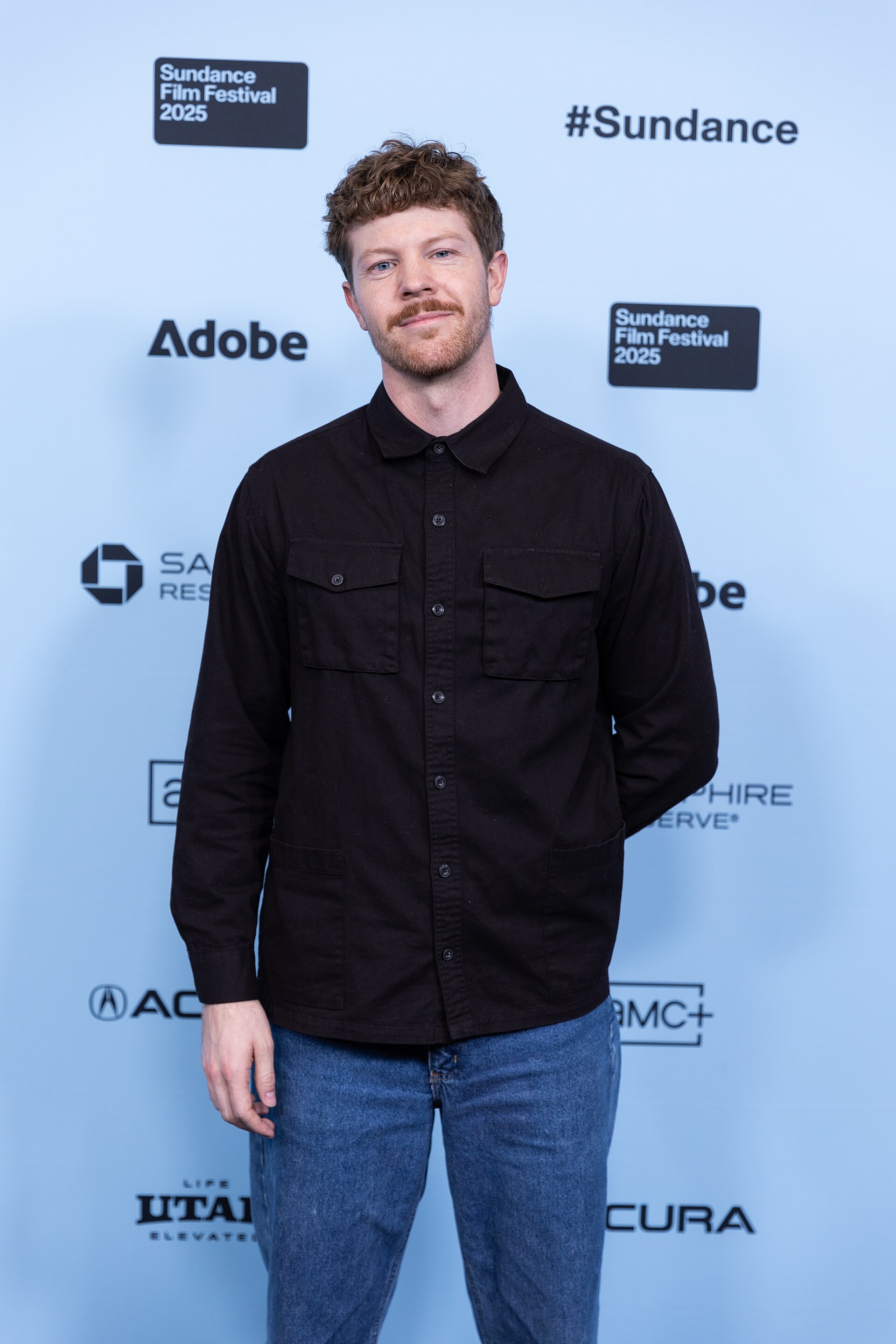 Anthon Chase Johnson at the 2025 Sundance Film Festival for the premiere of “Omaha”