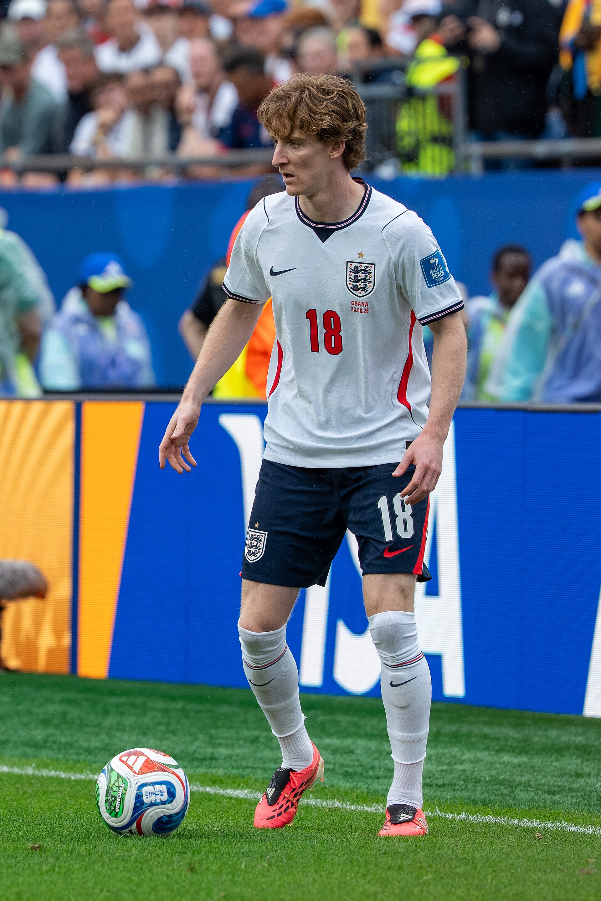 Anthony Gordon during England v Ghana on 23 June 2026 at the 2026 FIFA World Cup