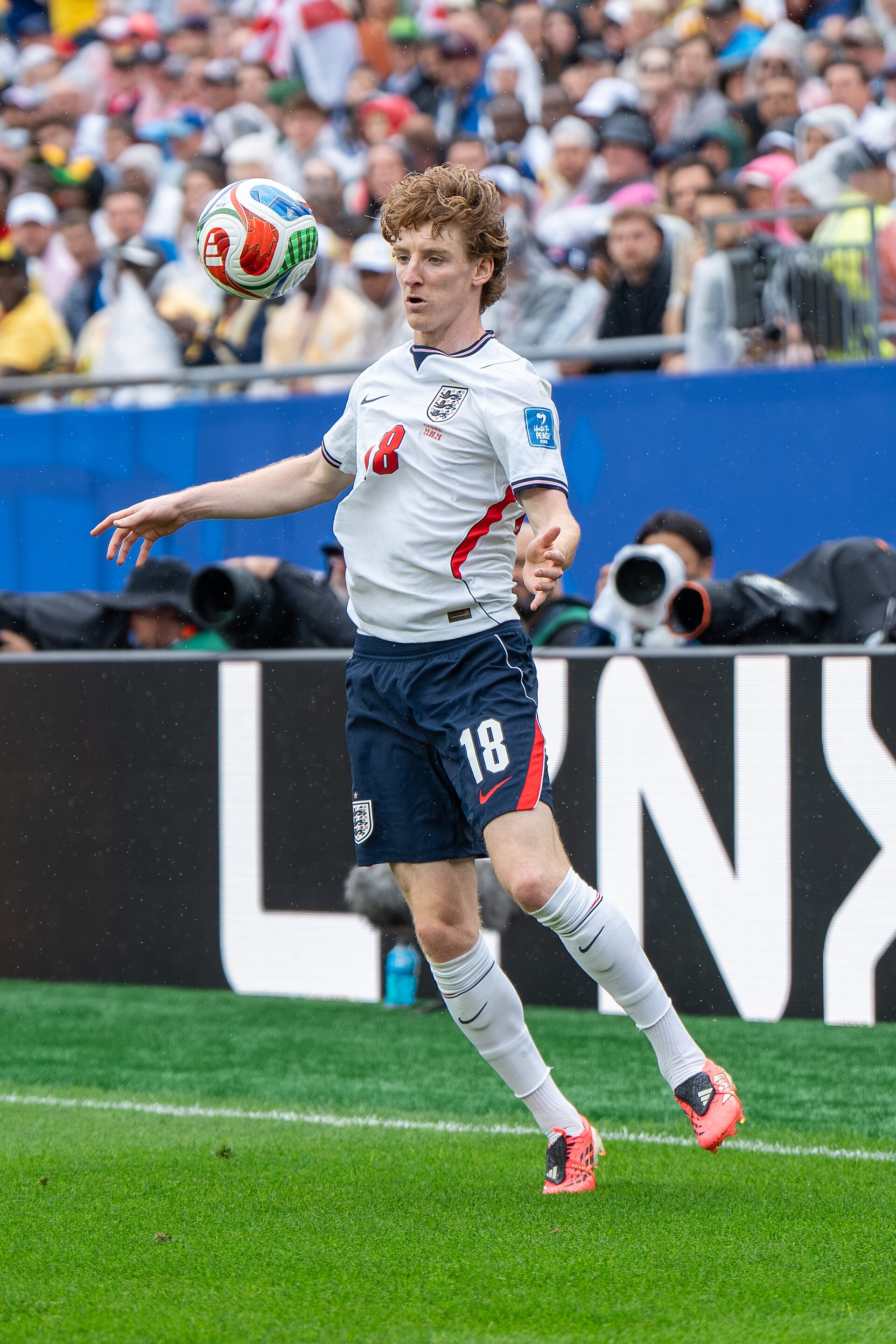 Anthony Gordon during England v Ghana on 23 June 2026 at the 2026 FIFA World Cup
