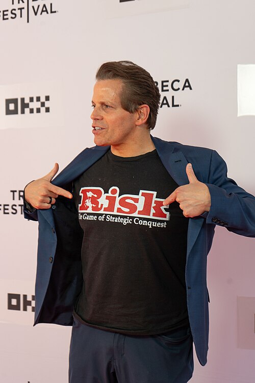 Anthony Scaramucci at the premiere of "Cuomo" at the 25th Tribeca Film Festival in New York City.