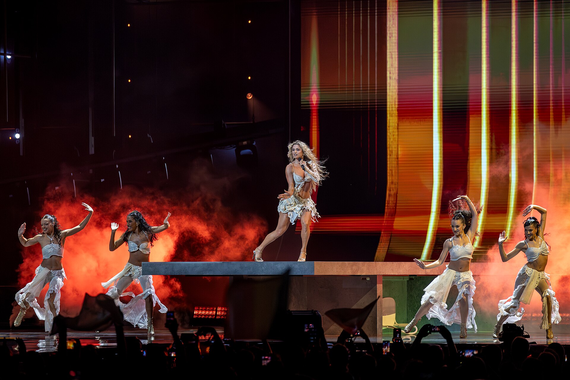Antigoni performing JALLA, representing Cyprus in the 2nd Semi Final of the 2026 Eurovision Song Contest in Vienna