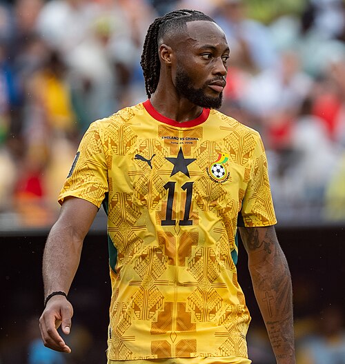 Antoine Semenyo during England v Ghana on 23 June 2026 at the 2026 FIFA World Cup