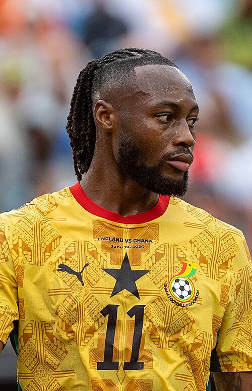Antoine Semenyo during England v Ghana on 23 June 2026 at the 2026 FIFA World Cup