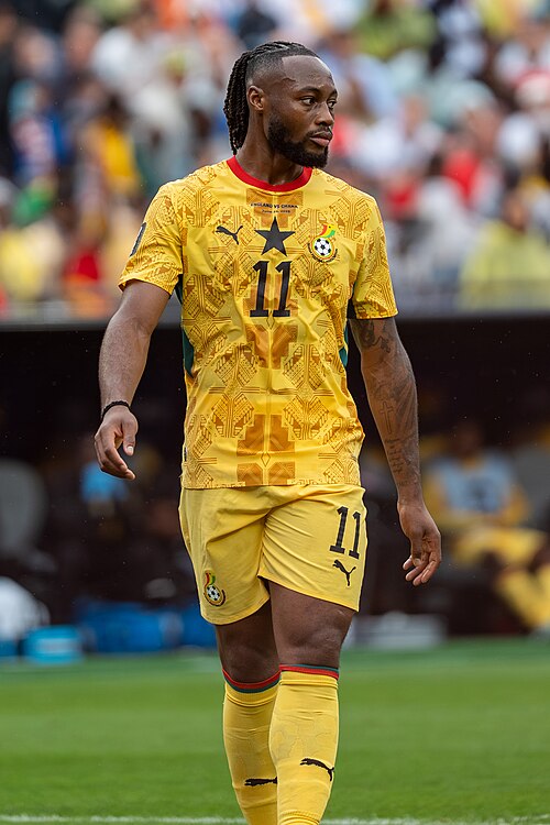Antoine Semenyo during England v Ghana on 23 June 2026 at the 2026 FIFA World Cup
