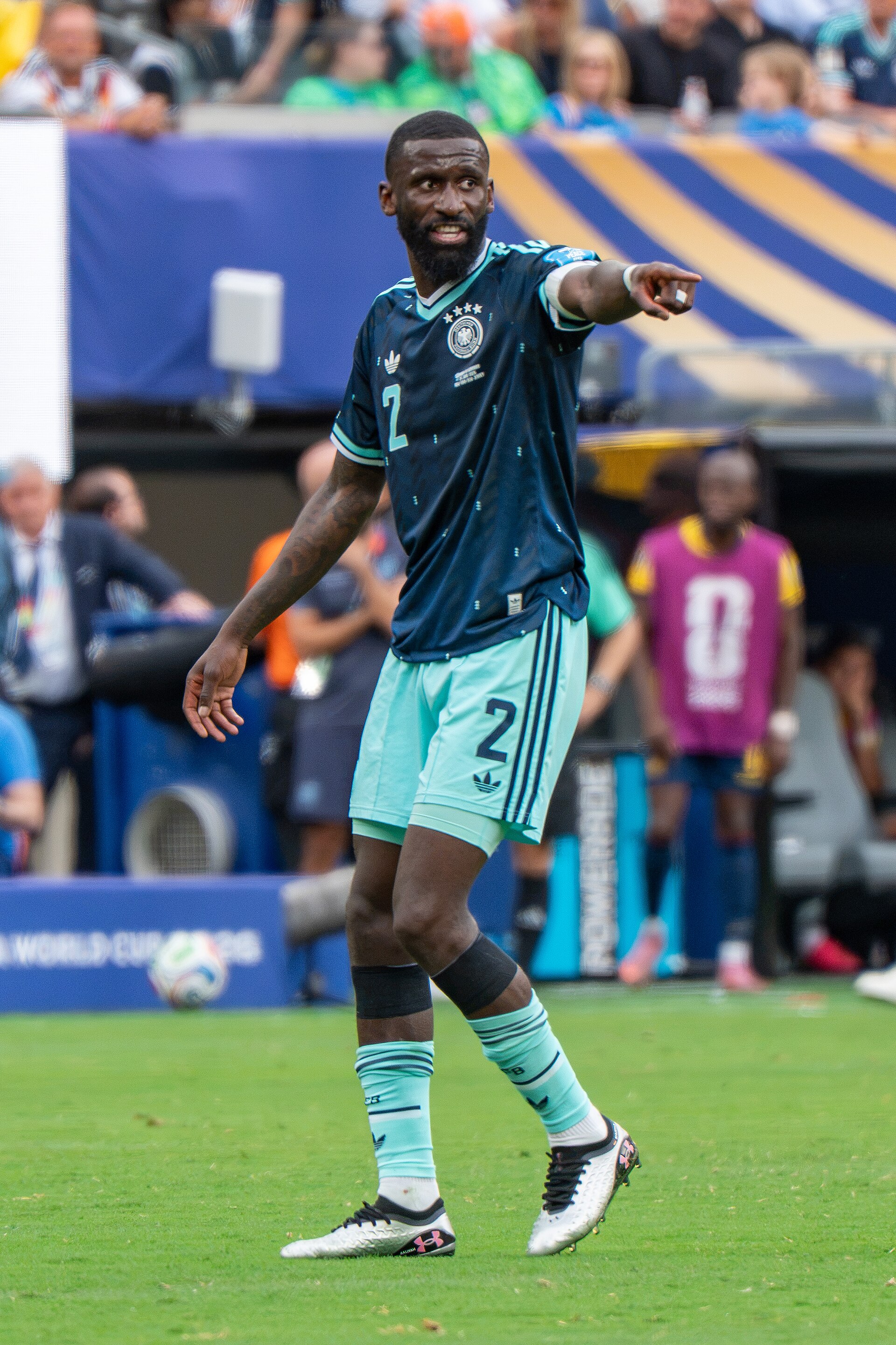 Antonio Rudiger during Ecuador v Germany on 25 June 2026 at the 2026 FIFA World Cup