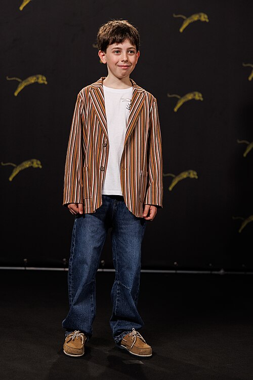 Argo Barbieri attends "Alberi erranti" photocall during the 79th Locarno Film Festival on August 10, 2026 in Locarno, Switzerland.