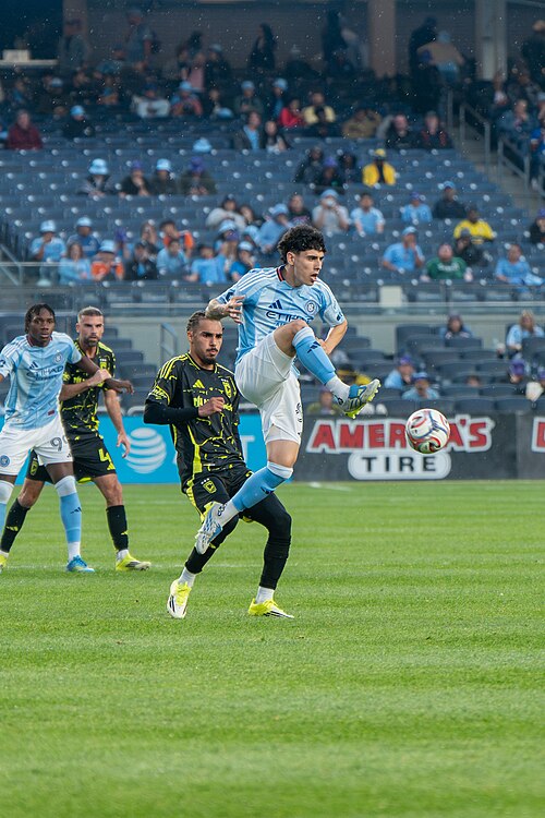 Arnau Farnos during New York City FC vs Columbus Crew on May 10, 2026