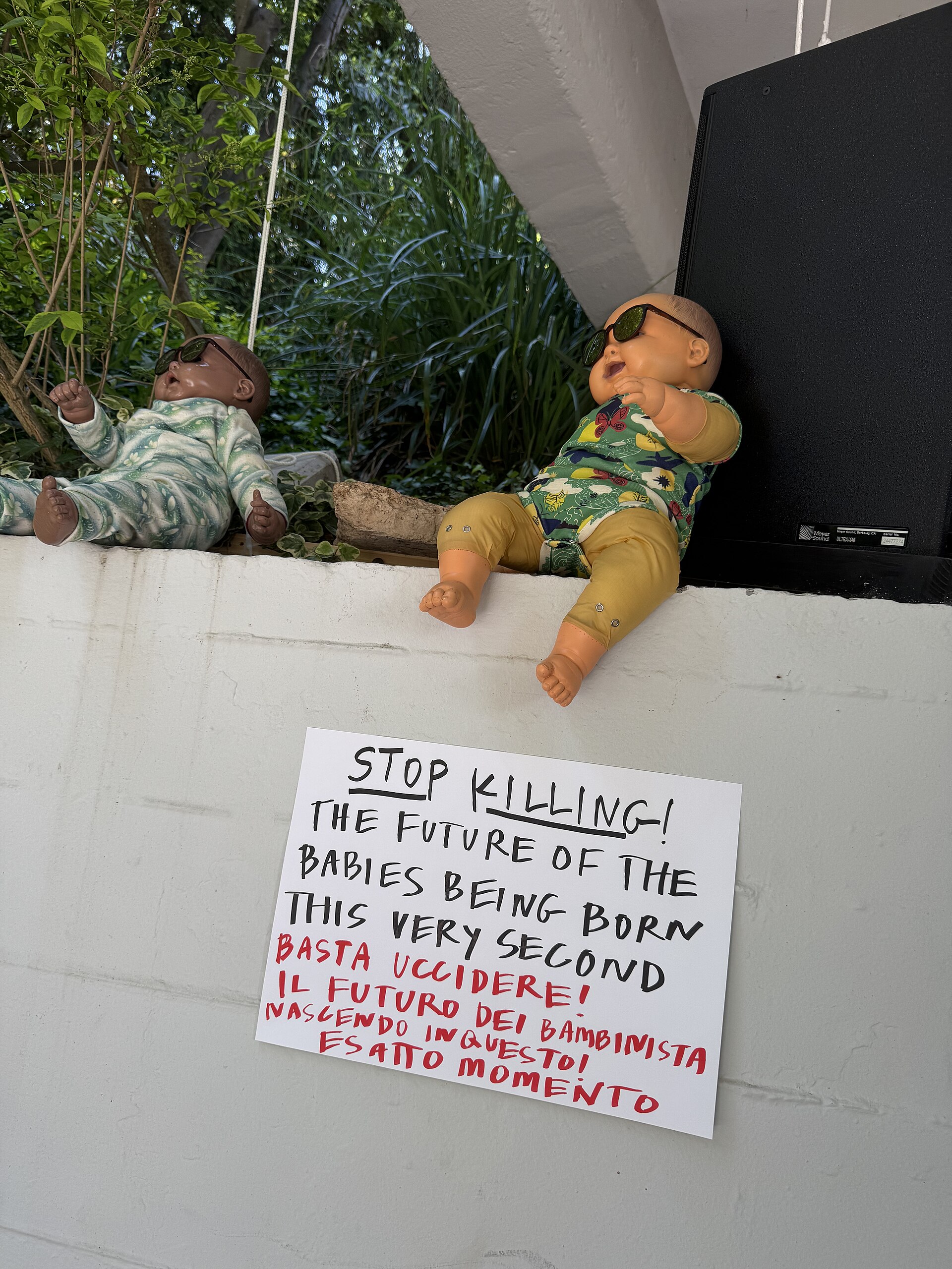 Artists on strike at the Japan Pavilion at the 2026 Venice Biennale on strike May 8, 2026 to protest the inclusion of Israel in the art exhibition. Numerous pavilions closed for all or part of the day.