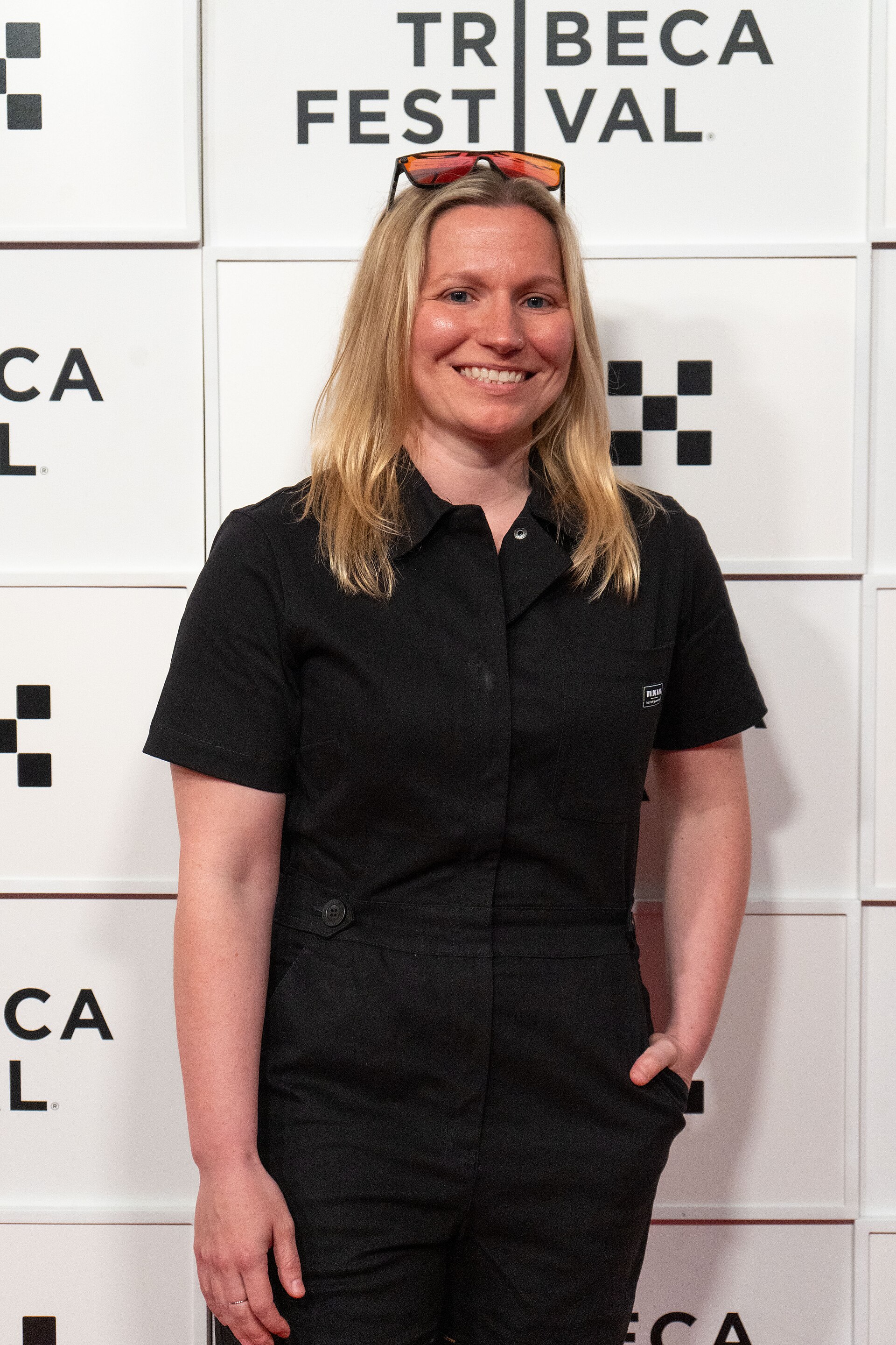Ashley Brandon at the premiere of "Panther Pat" at the 25th Tribeca Film Festival in New York City.