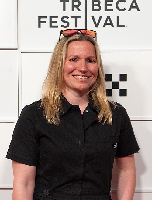 Ashley Brandon at the premiere of "Panther Pat" at the 25th Tribeca Film Festival in New York City.