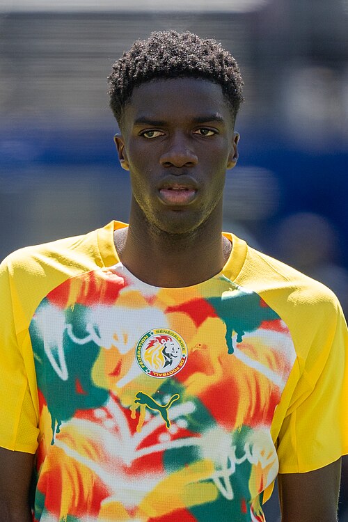 Assane Diao during France v Senegal on 16 June 2026 at the 2026 FIFA World Cup at NY/NJ Stadium in East Rutherford, NJ