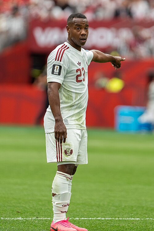 Assim Madibo during Canada v Qatar on 18 June 2026 at the 2026 FIFA World Cup