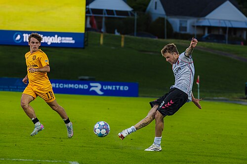 Austin Amer playing for the Richmond Kickers vs Fort Wayne FC  on June, 20, 2026