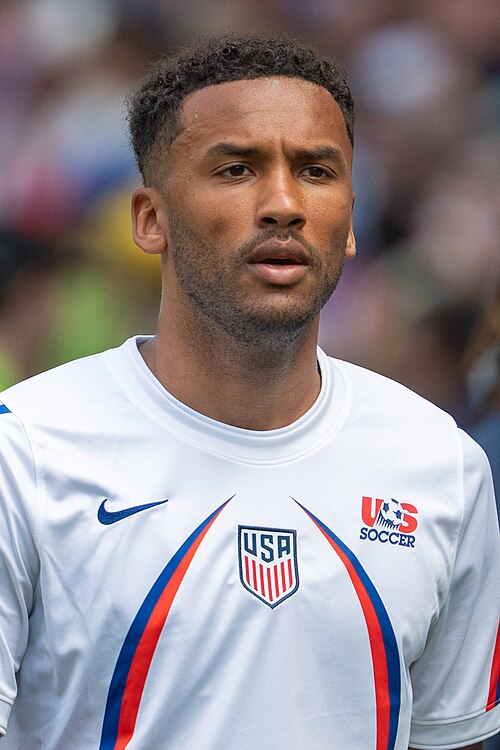 Auston Trusty during United States v Australia on 19 June 2026 at the 2026 FIFA World Cup