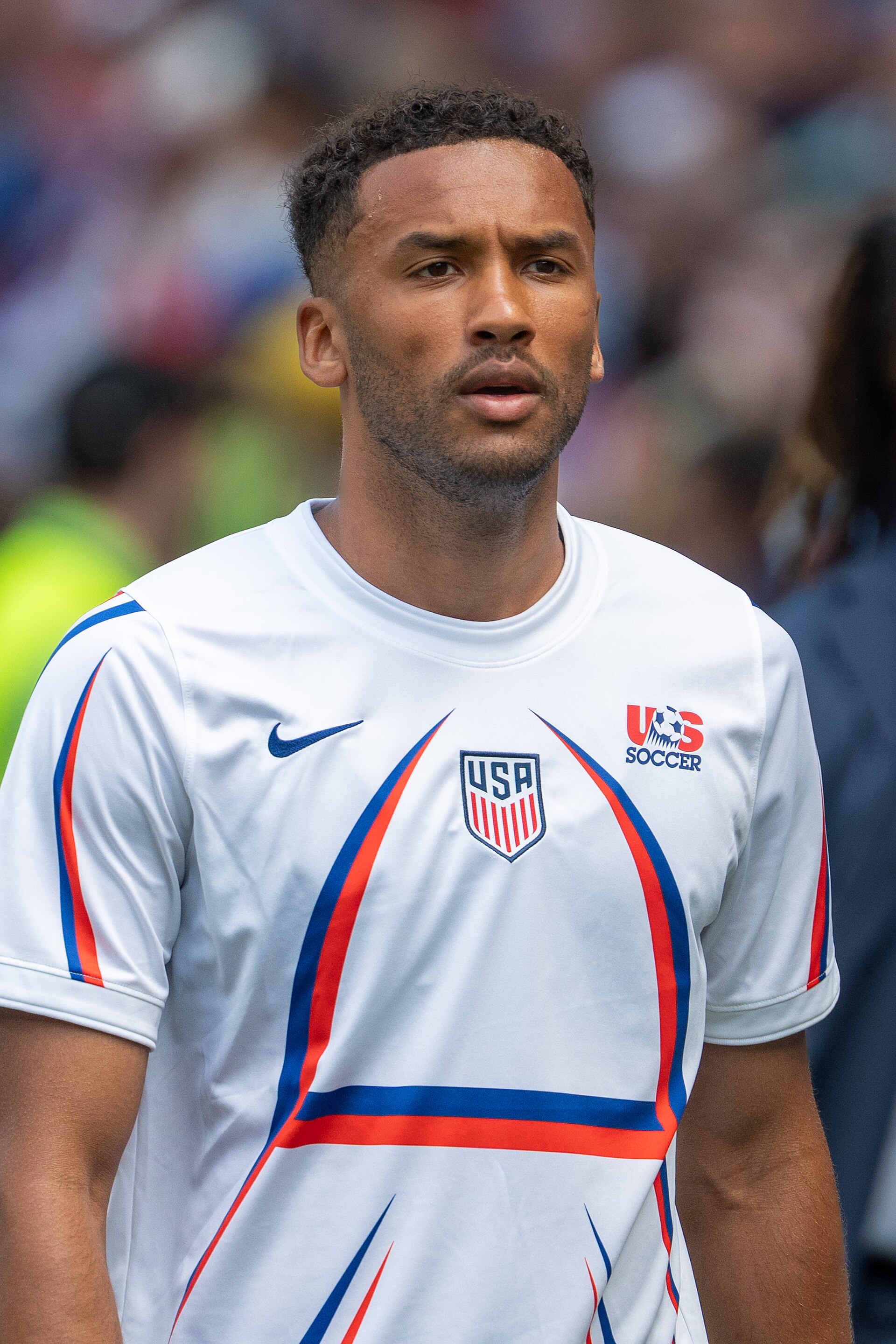 Auston Trusty during United States v Australia on 19 June 2026 at the 2026 FIFA World Cup