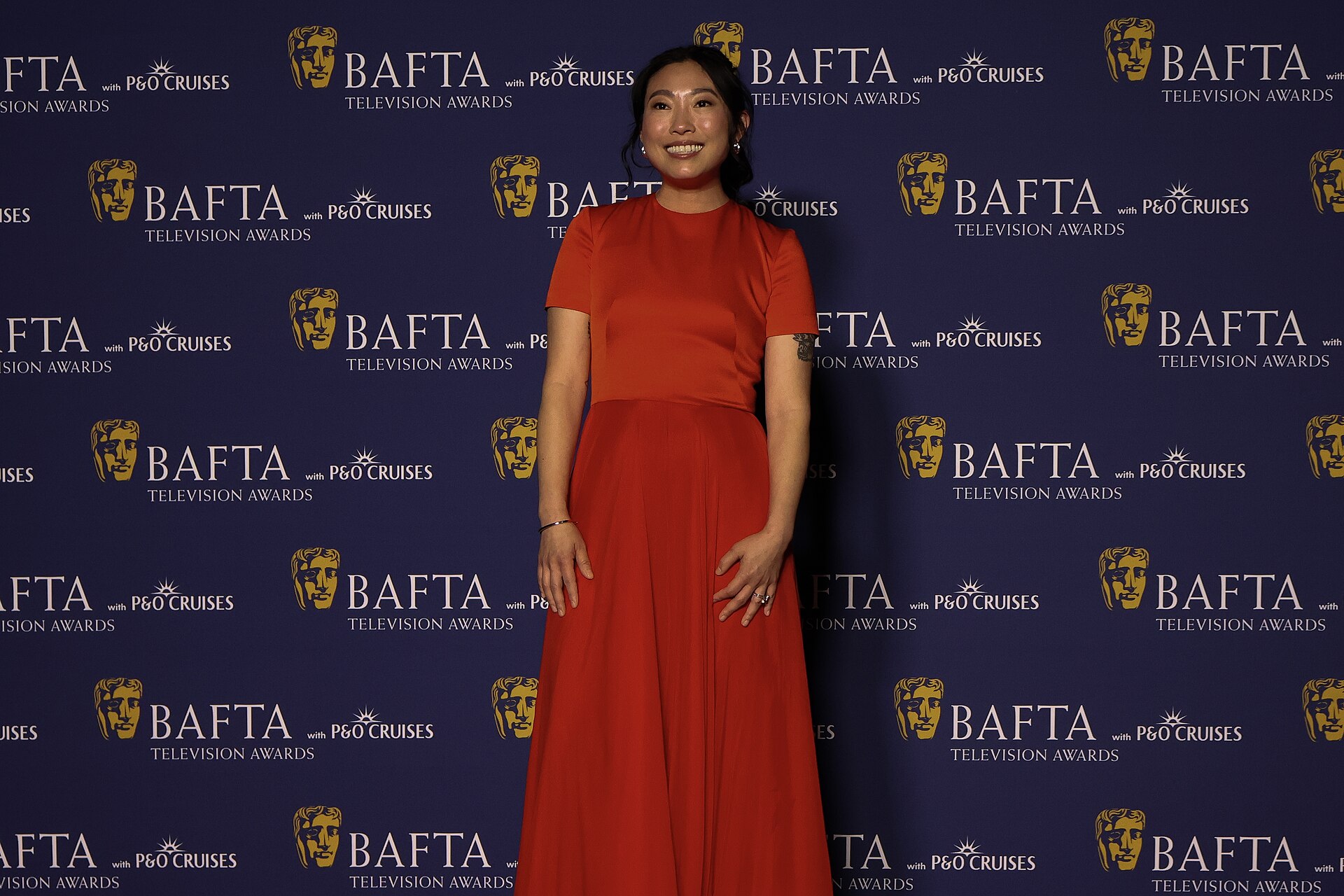 Awkwafina who presented a BAFTA TV Award, May 26