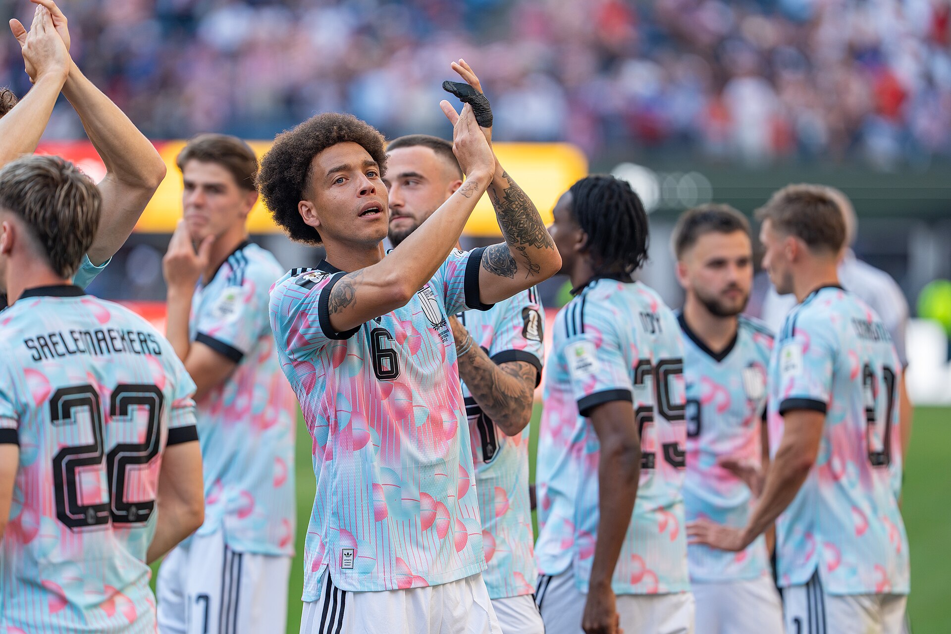 Axel Witsel during Belgium v United States at the 2026 FIFA World Cup