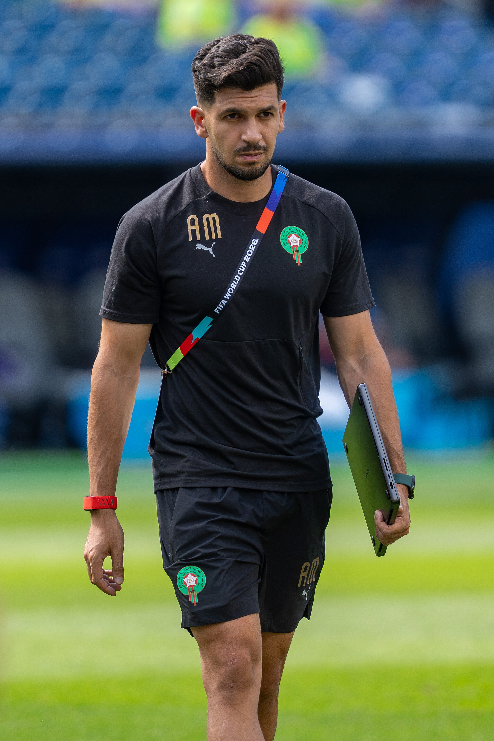 Ayman Makroud during France v Morocco at the 2026 FIFA World Cup