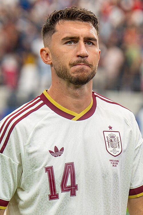 Aymeric Laporte during France v Spain at the 2026 FIFA World Cup