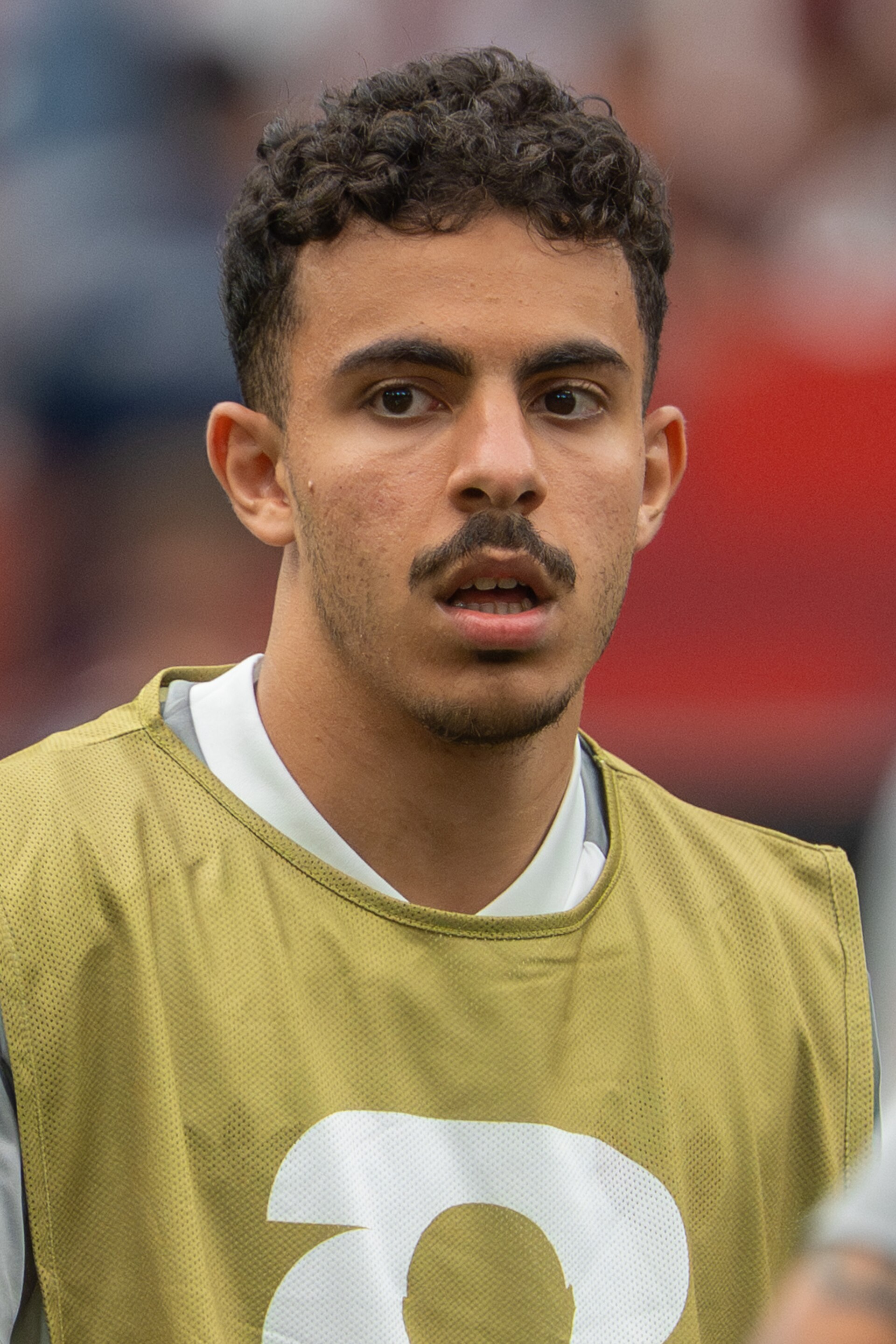 Ayoub Al-Oui during Canada v Qatar on 18 June 2026 at the 2026 FIFA World Cup