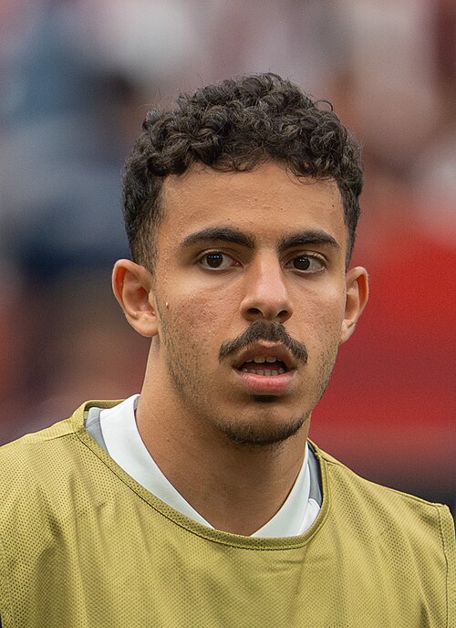 Ayoub Al-Oui during Canada v Qatar on 18 June 2026 at the 2026 FIFA World Cup