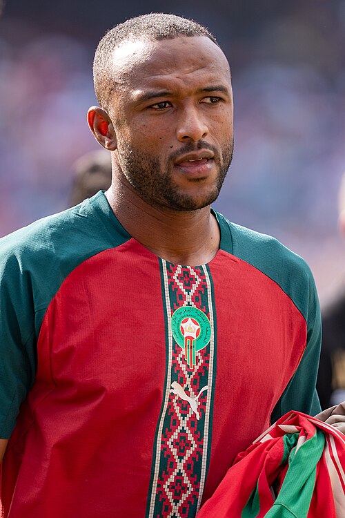 Ayoub El Kaabi during France v Morocco at the 2026 FIFA World Cup
