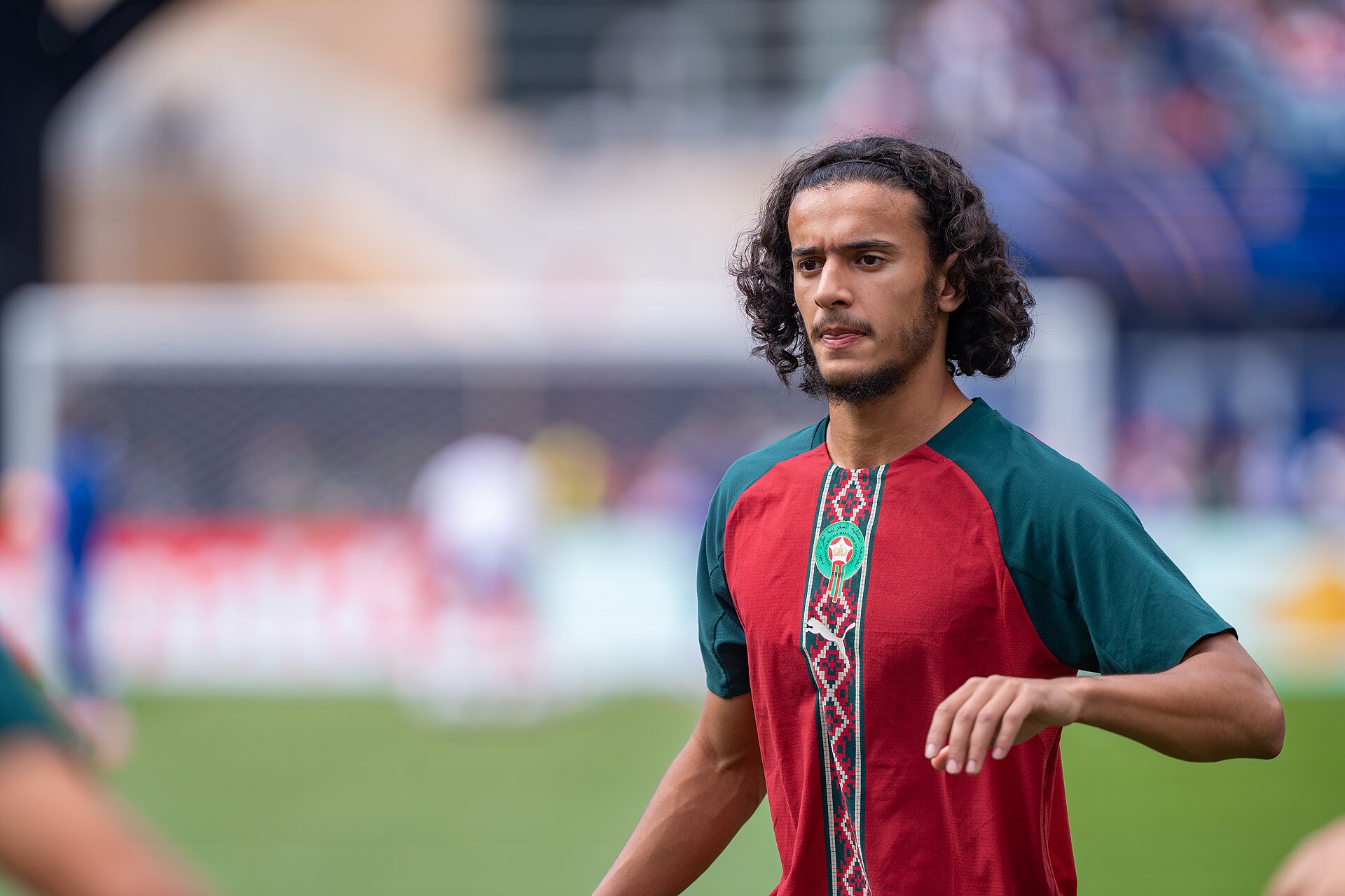 Ayyoub Bouaddi during France v Morocco at the 2026 FIFA World Cup