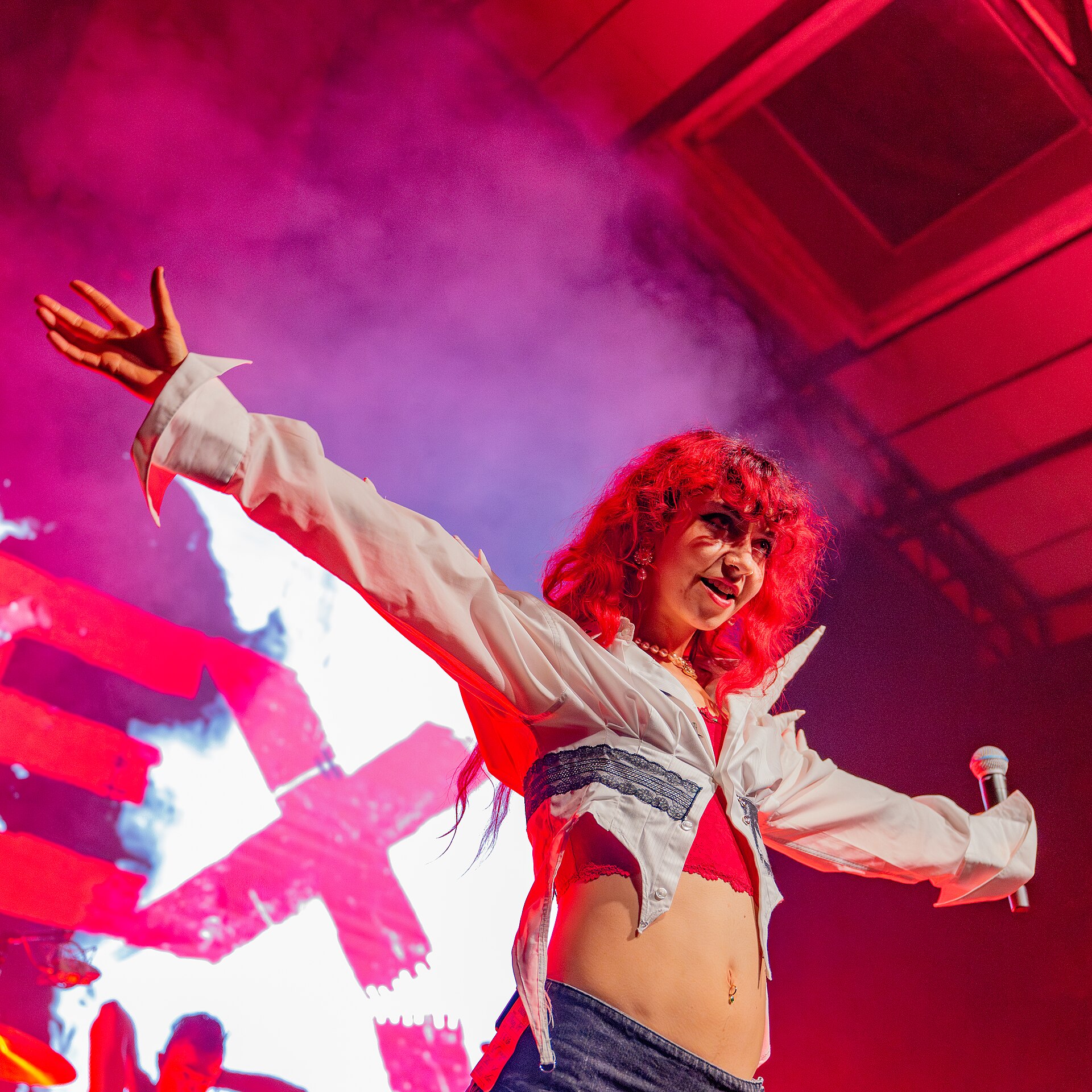 BEX, UK pop punk singer, at the SXSW London festival hosted in London, England during June 2026.