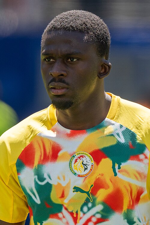 Bamba Dieng during France v Senegal on 16 June 2026 at the 2026 FIFA World Cup at NY/NJ Stadium in East Rutherford, NJ