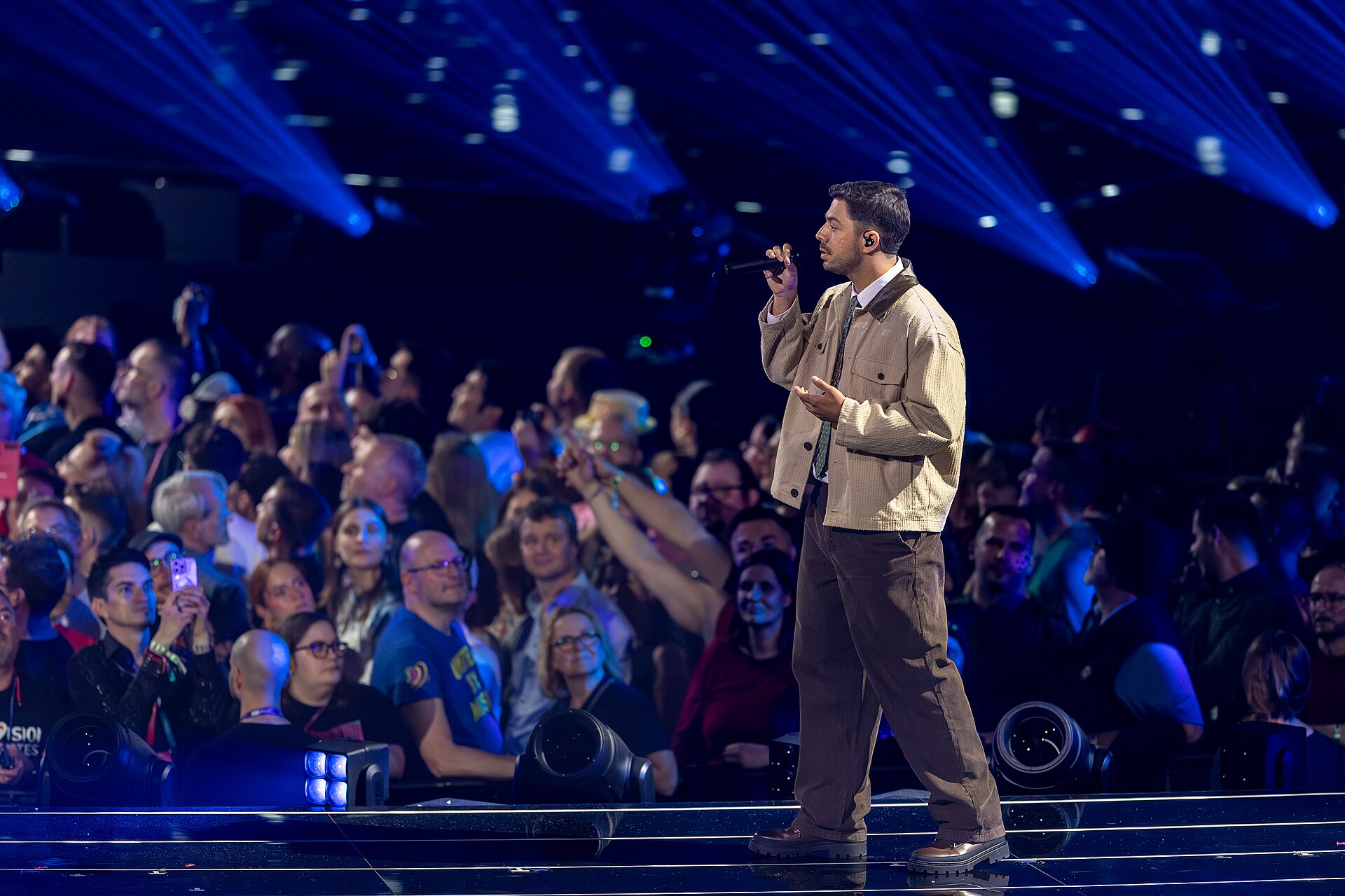 Bandidos do Cante performing Rosa, representing Portugal in the 1st Semi Final of the 2026 Eurovision Song Contest in Vienna