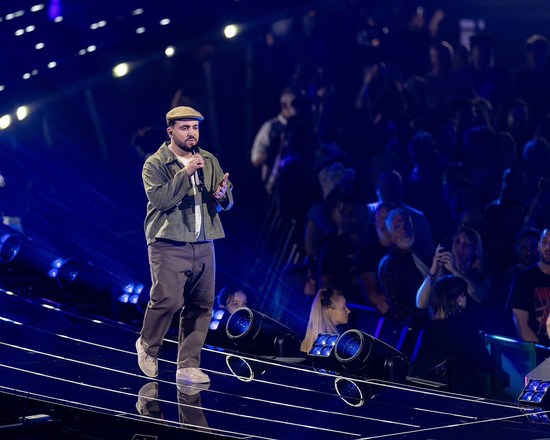 Bandidos do Cante performing Rosa, representing Portugal in the 1st Semi Final of the 2026 Eurovision Song Contest in Vienna