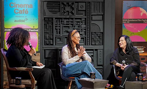 Barbara Kopple and Ava DuVernay at the 2026 Sundance Film Festival