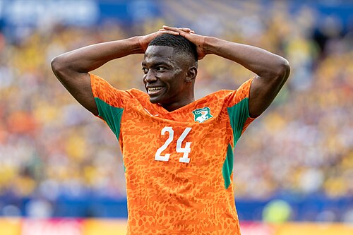 Bazoumana Toure during Côte d'Ivoire v Ecuador on 14 June 2026 at the 2026 FIFA World Cup
