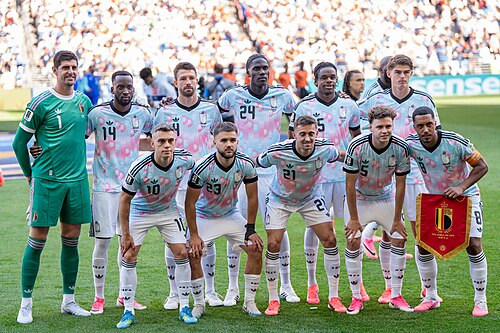 Belgium Starting XI during Belgium v United States at the 2026 FIFA World Cup
