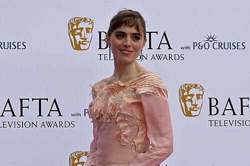 Bella Maclean at the TV BAFTA red carpet, May 26