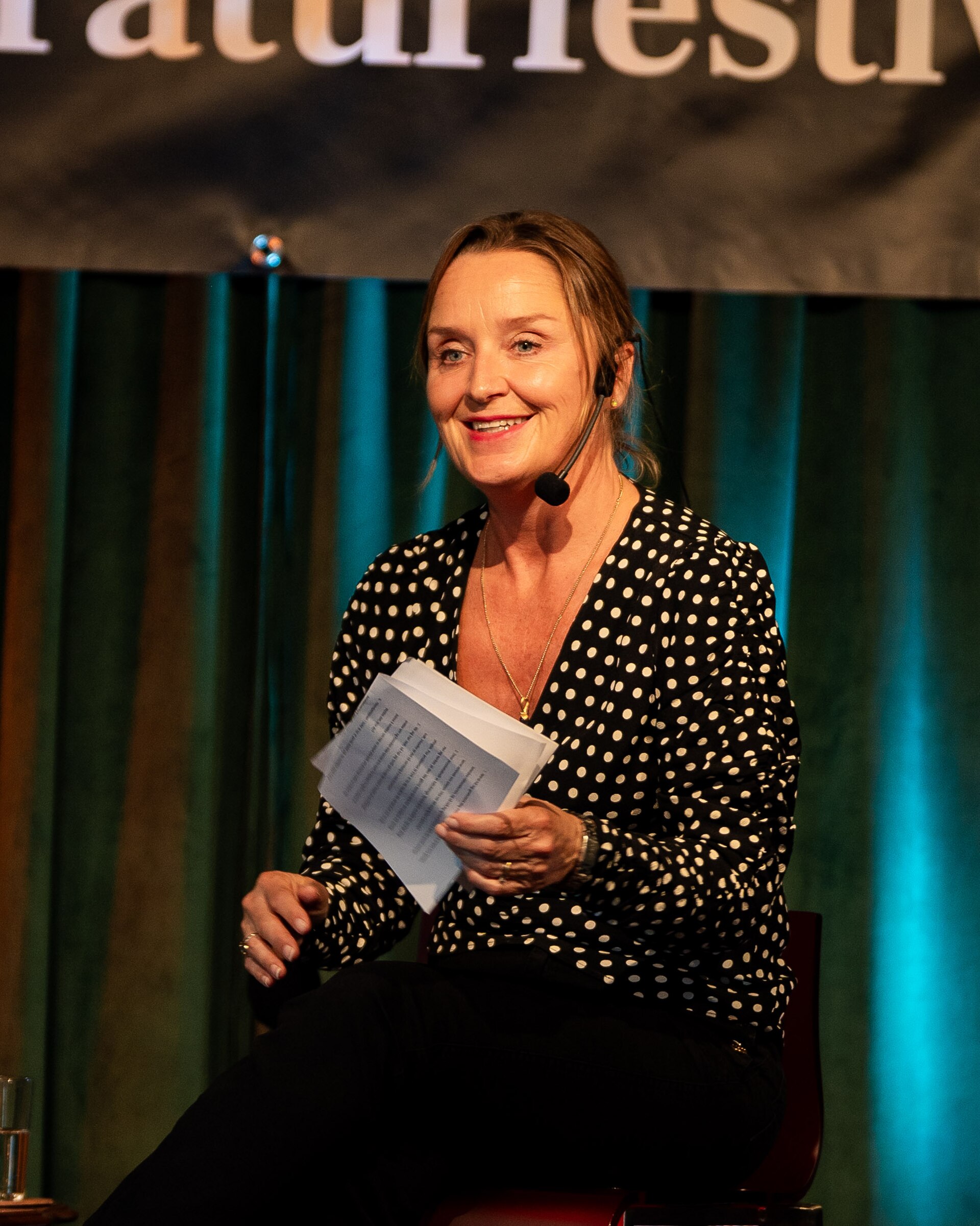 Bendicte Meyer Kroneberg at Kraft litteraturfestival, Arendal, Norway, 2025