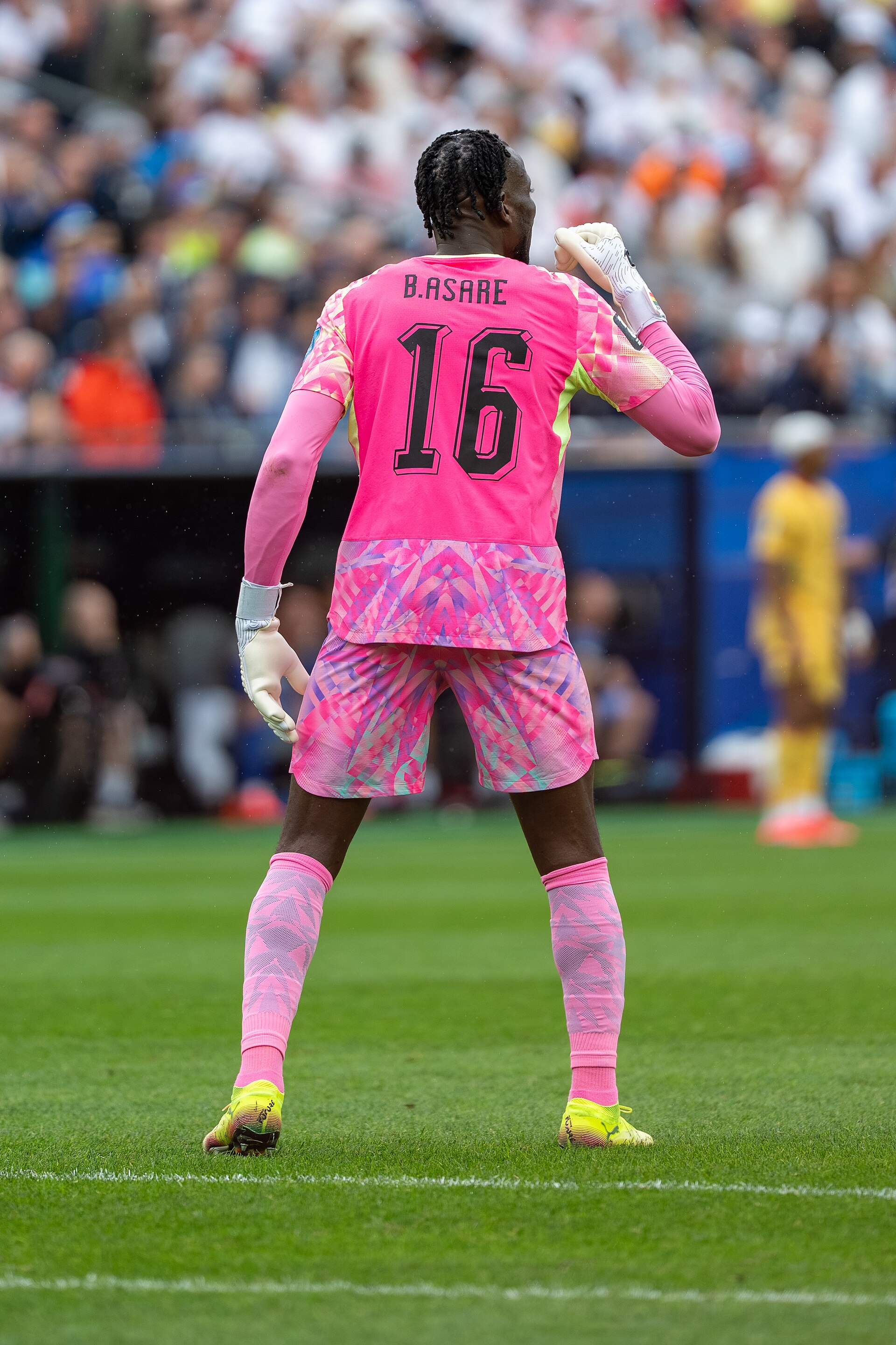 Benjamin Asare during England v Ghana on 23 June 2026 at the 2026 FIFA World Cup