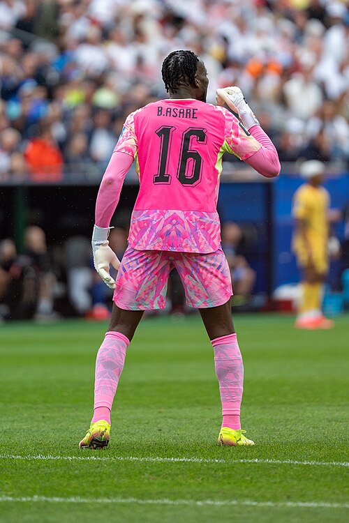 Benjamin Asare during England v Ghana on 23 June 2026 at the 2026 FIFA World Cup