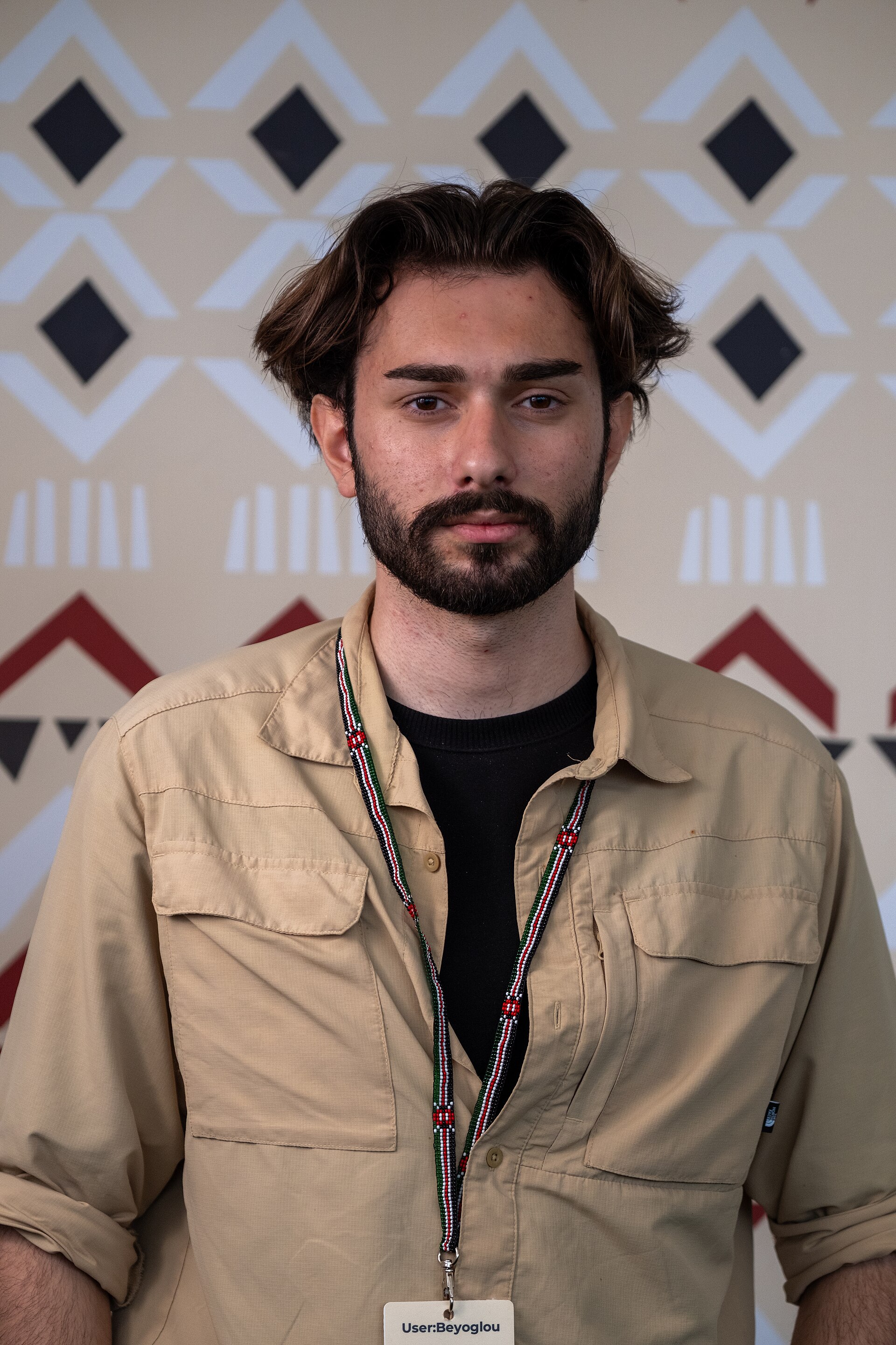 Beyoglou portrait at Wikimania 2025 WikiPortraits Studio