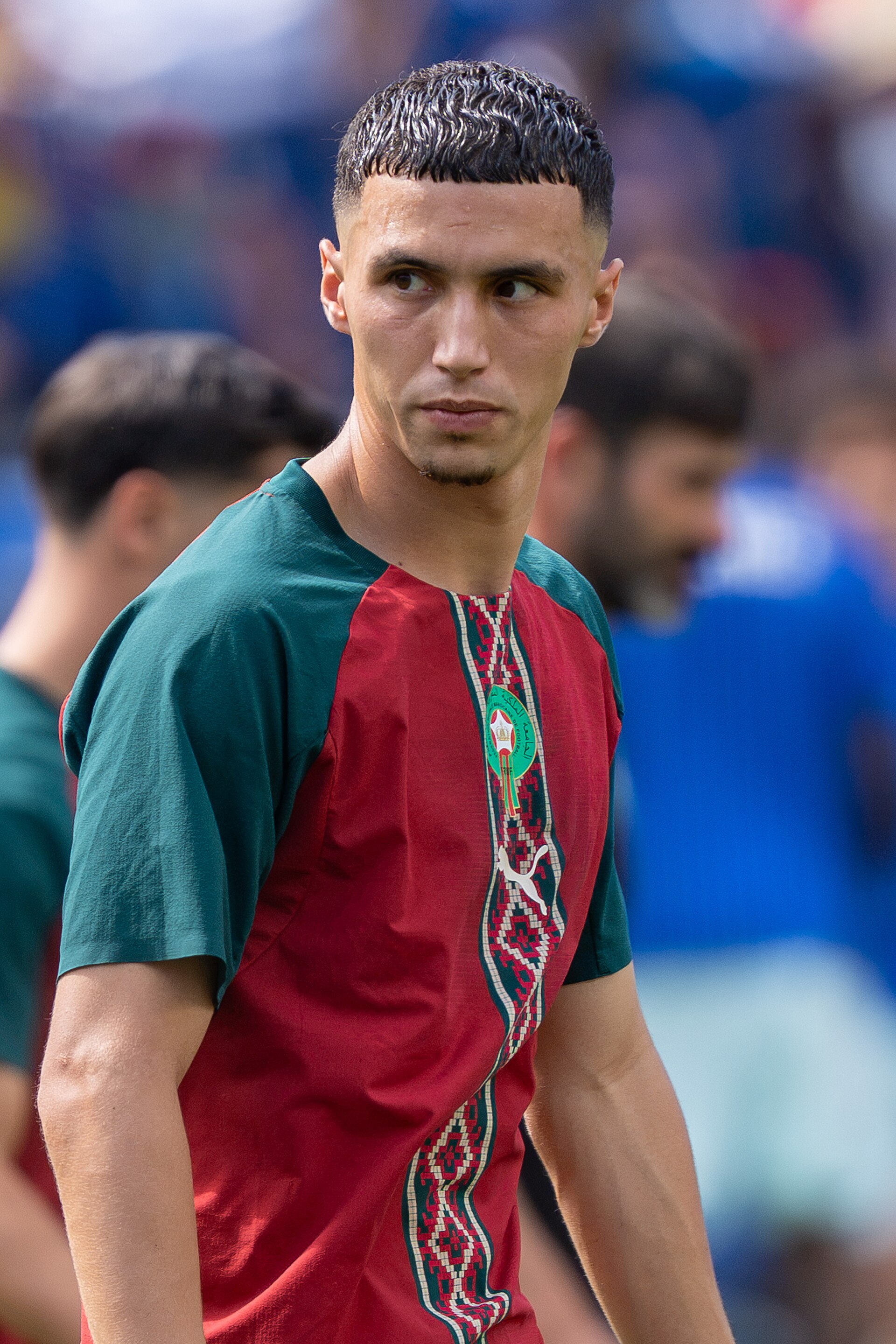 Bilal El Khannouss during France v Morocco at the 2026 FIFA World Cup