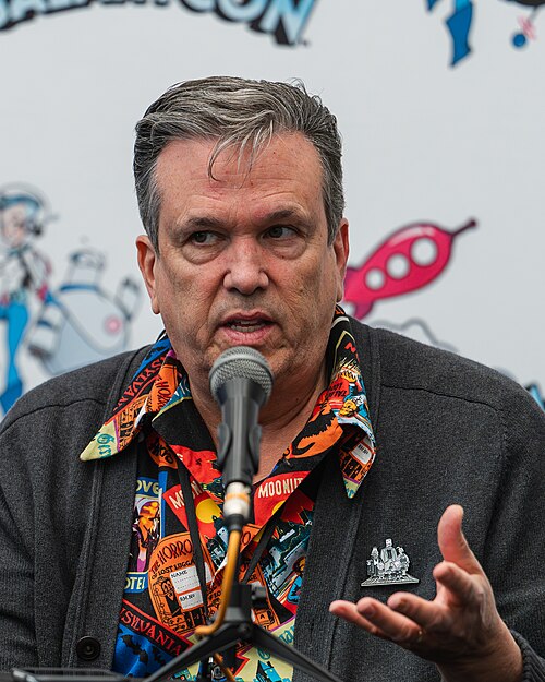 Bill Morrison, comic book writer, artist and editor, at GalaxyCon Oklahoma City in Oklahoma City, OK in May 2026