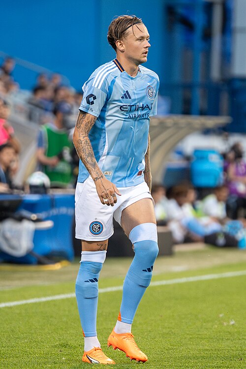 Birk Risa during CF Montréal vs New York City FC on 6.28.25