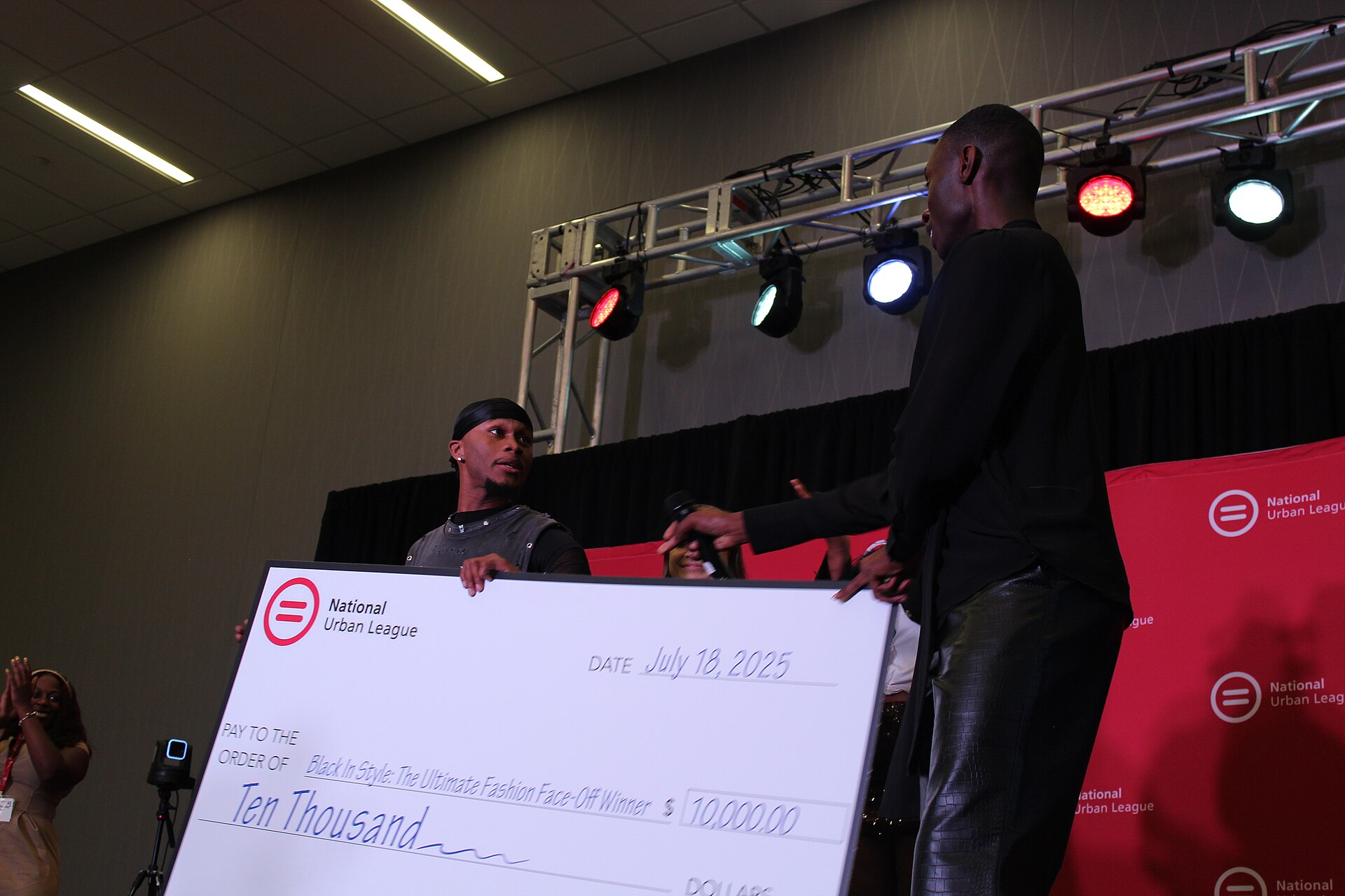 Winning designer of the Black in Style: The Ultimate Fashion Face-Off/Pitch Competition at the 2025 National Urban League Conference.