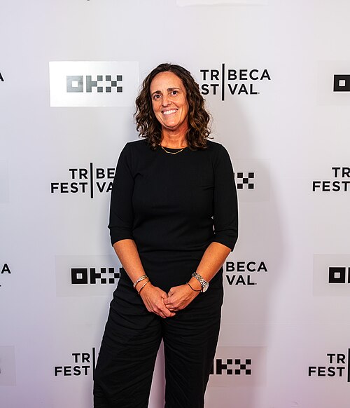 Blair Beeken, writer and cast, at the 2026 Tribeca Festival for the movie She Keeps Me Young.