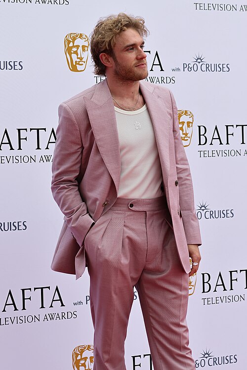 Bobby Lockwood at the TV BAFTAs red carpet, May 26