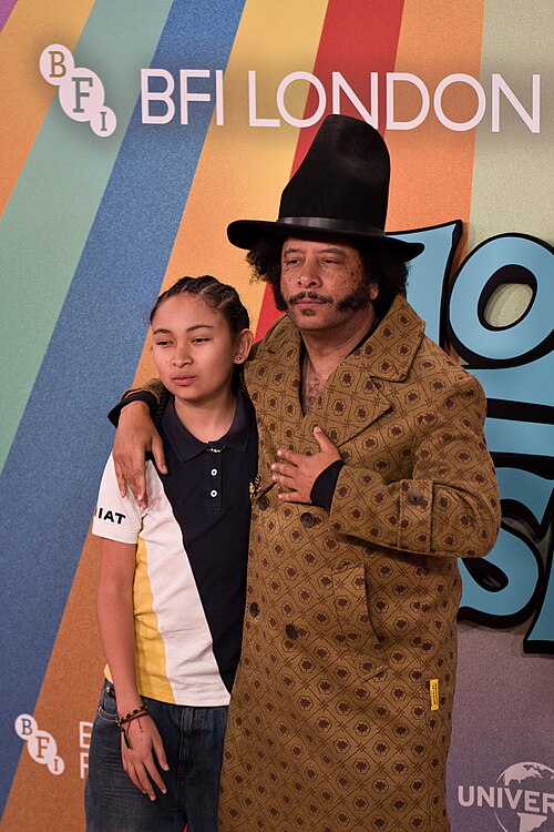 Boots Riley and his son Django at British Film Institute 2026 London Film Festival red carpet