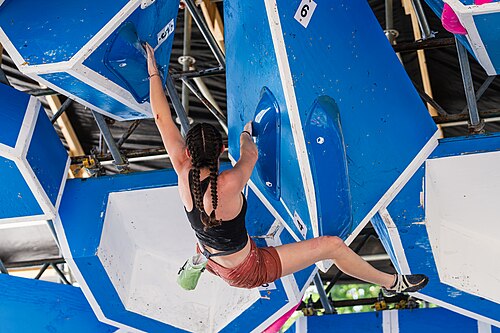 Participants competing in the Boulder Bash Competition at Dominion Energy Riverrock on May, 16, 2026
